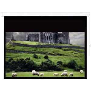 China 100&quot; 16:9 motorized electric projection projector screen HD 3D TV home theater grey matte wholesale