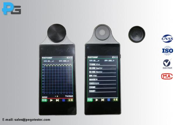 Quality 3.5 Inch LCD Touch Screen Led Testing Equipment Wireless Flicker Illuminometer for sale
