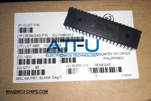 LCD Display LED Driver IC Chip ICL7106CPLZ Renesas Original 3.5 Digit 40 DIP