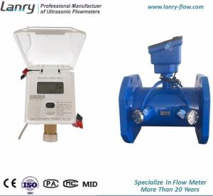 China Ultrasonic LCD Water Flow Meter Water Meter With Sensor wholesale
