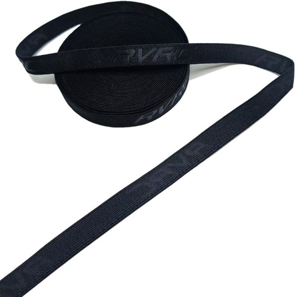 Folding Embossed Elastic Band 10mm Polyester Webbing Tape Colorful