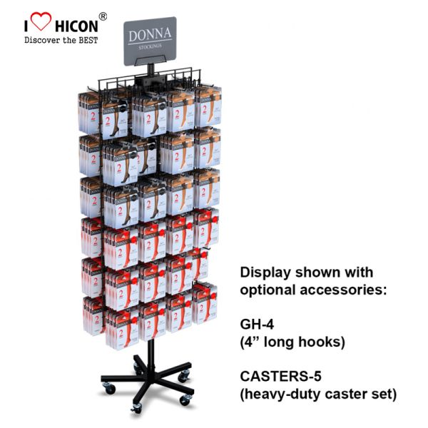 Hanging Accessories Display Portable Gridwall Floor Display Stands