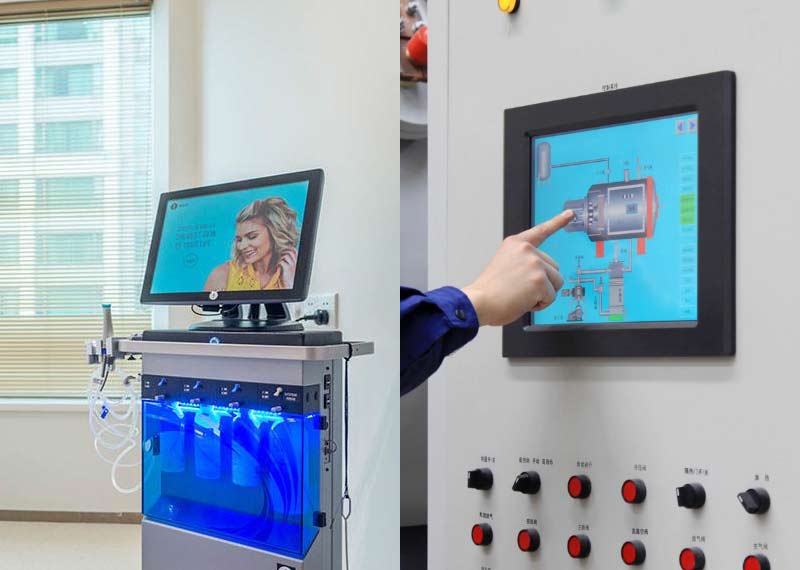 21.5 Inch Industrial Touchscreen Computer IP65 Front Panel Waterproof