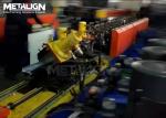 C Shaped Stud Profiles Roll Forming Line With Continuous Punching And Cutting