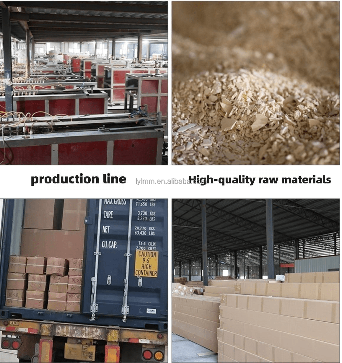 2.9m Length WPC Fence Panel Customized Color for Mall Interior Decoration