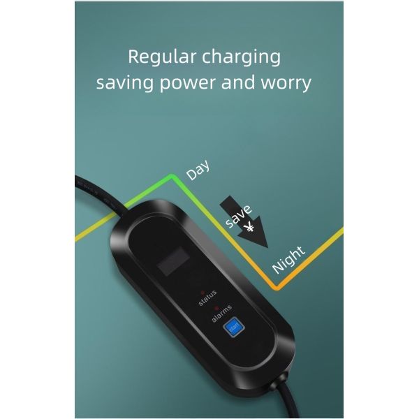 3.3kw Home Smart Portable AC EV Charger Adjustable Current