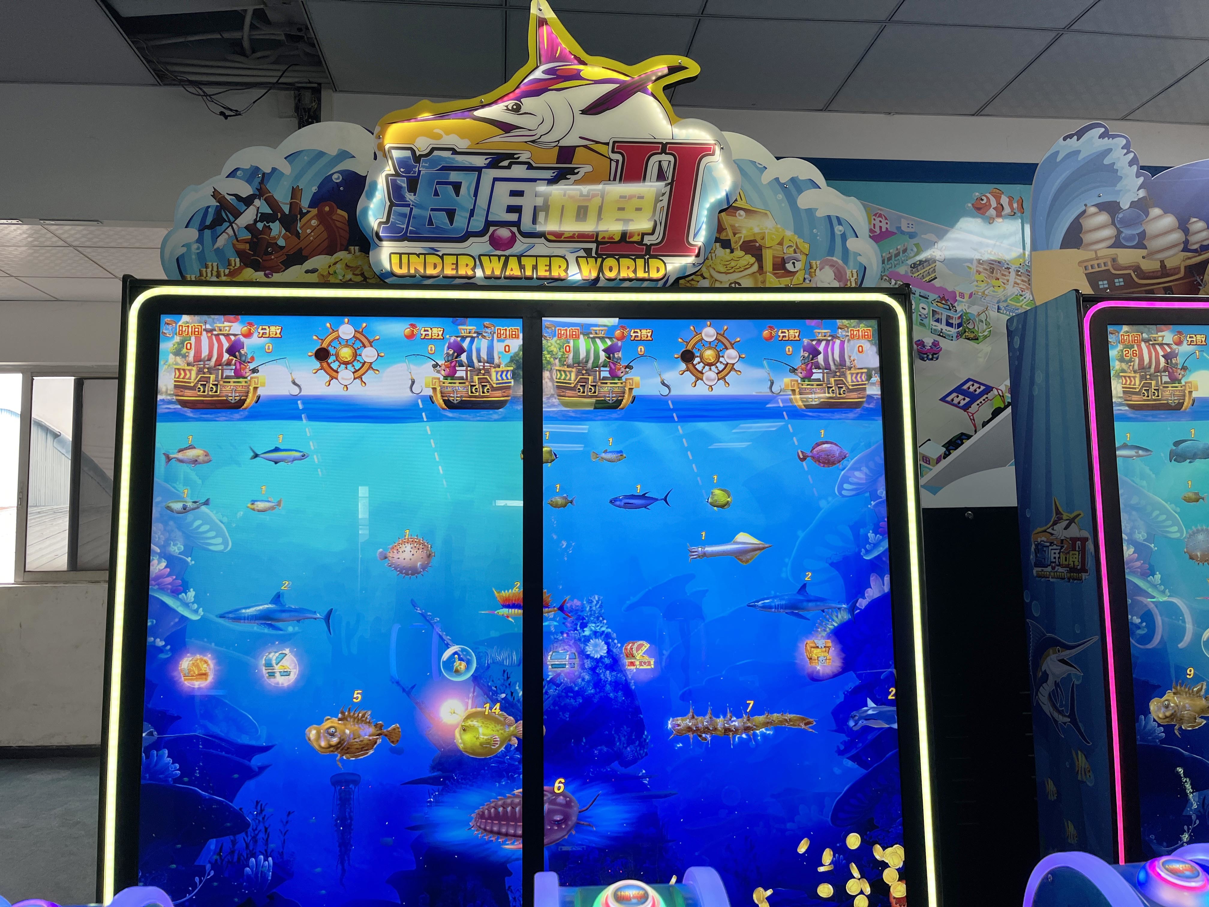 Support ODM OEM Coin Operated Deep Sea Fishing Arcade Machine Suitable For Amusement Game Center And Customized