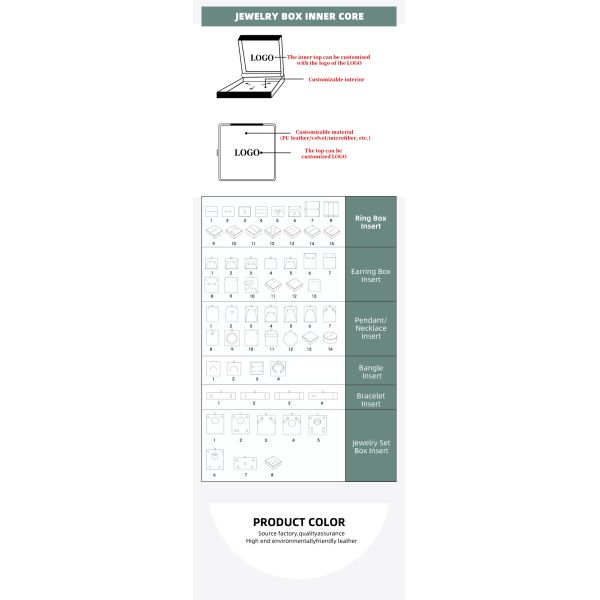 Customizable Jewelry Box Packaging for a Unique and Elegant Branding Experience