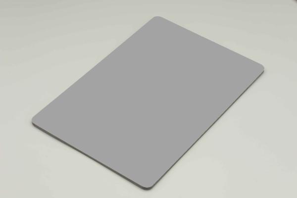 Quality UP top quality Gray Aluminum Composite Panel Solid  Color Standard Size decoration PE Coating for sale