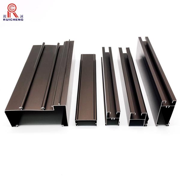 Quality Sandblasted Aluminium Window Profile Weather Resistant 6000mm Length for sale