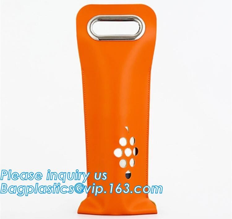 Eco friendly LONG HANDLE RECYCLABLE PVC WINE BAG, CARRIER BAG,HANDY BAG,GIFT WINE BAG,PROMOTION, PROMOTIONAL PRODUCTS PA