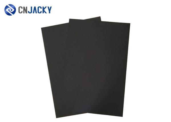 Quality A4 / A3 Size Smart Card Material , PVC Plastic Sheet For Making High End Black Card for sale