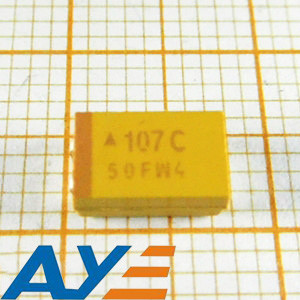 China 600 MOhms Solid SMD 100uf 16V Tantalum Capacitor TAJD107K016RNJ wholesale
