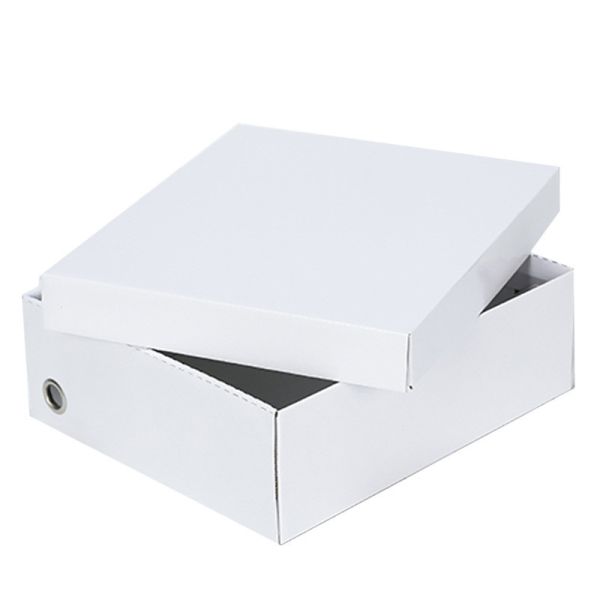 Wholesale Spot Goods Printing Paperboard Shoe Packaging Box With Glossy/Matt Lamination Heaven and Earth Cover Box