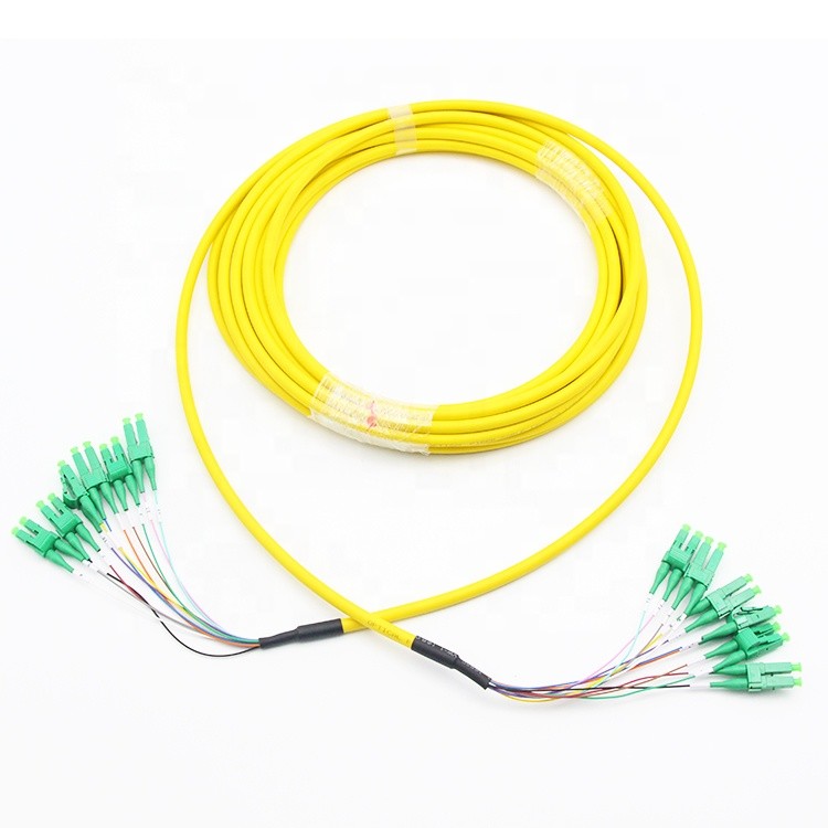 Ribbon Pre Terminated Multi Fiber Cables Single Mode 12 Core LC/APC-LC/APC LSZH Jacketed