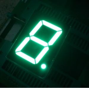 China Seven Segment Display Common Anode / Pure - Green 1.5&quot; Single Digit Led Display wholesale