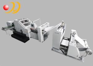 China Adjustable Roll Feeding Paper Bag Making Machine With 4 Color Flexo Printing wholesale