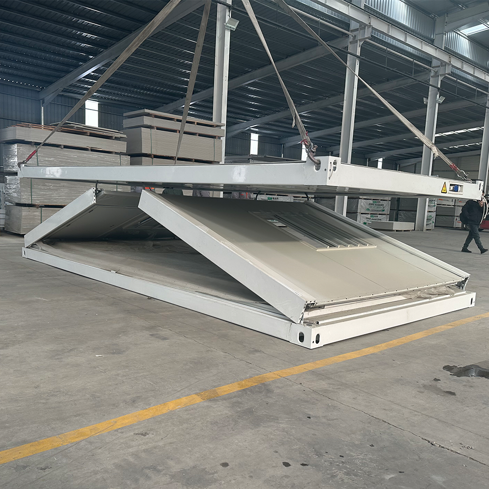 High Wind Rating Folding Container Prefabricated House Customizable Color 20ft Prefab House with Quick Assembly Design