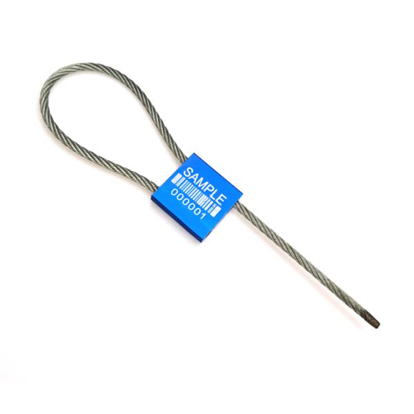 3.5mm Diameter High Security Cable Seals For Containers Laser Print