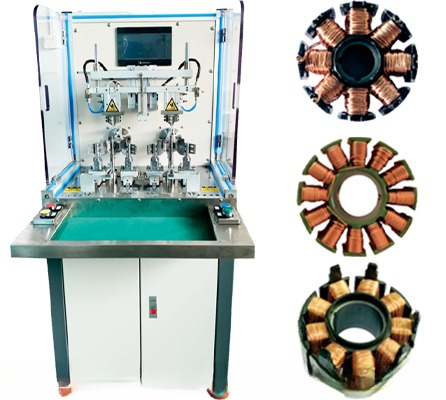 Wire Diameter Range 0.1 0.8 mm Stator Winding Machine for Fans Motors and Engines