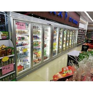 China 10 Glass Door Display Cold Room With Compressor For Hotel / Restaurant wholesale