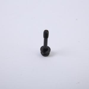 Black Zinc Plated Screws Round Head With Washer Triple Set , Cross Slotted Pan