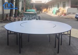 China Aluminum Folding Round Banquet Tables For Hotel Wedding event Tent Attachment wholesale