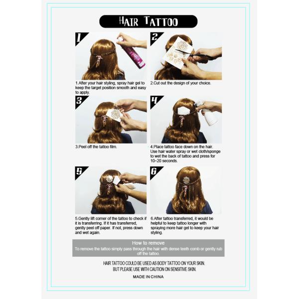 DIY Hair Art with Hair Tattoo