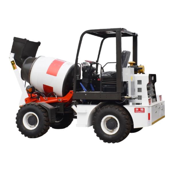 Automatic Feeding 0.7 Cubic Self Loading Concrete Mixer