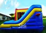 Colorful 7 In 1 Frozen Inflatable Bouncy castle With Slide N Obstacles for kids