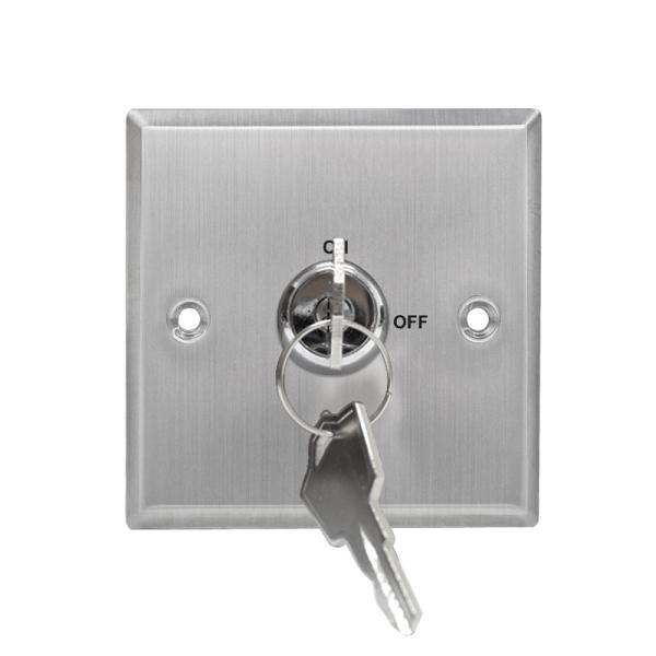 Quality Access Control Dpdt Key Switch , Double Throw Double Pole Key Switch Screw Type for sale
