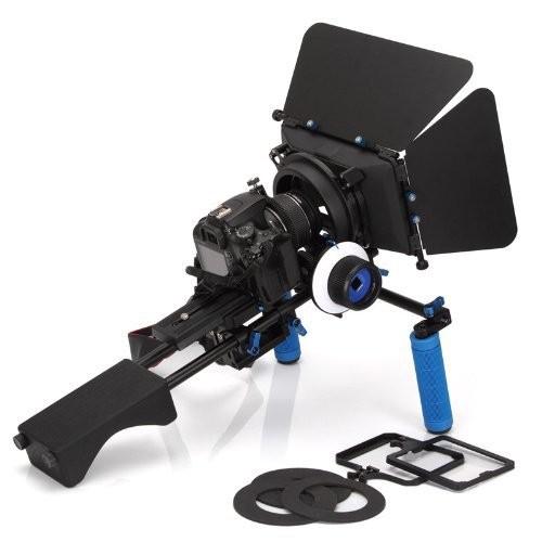 Quality DSLR RIG Kit Shoulder Mount+Follow Focus+MatteboxFor dv / dslr Camera Canon 550D 500D for sale