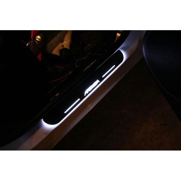 LED door sill plate light for Porsche Cayenne macan LED Door Sill LED moving door scuff