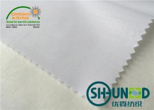 China White Cotton Interlining with Hard Handfeeling , interfacing material wholesale