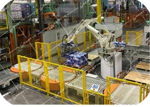 China Various Conveyors Automatic Palletizing System Customized Model wholesale
