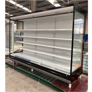 China Supermarket vegetable chiller refrigerator Multi-deck Open fruit display chiller wholesale