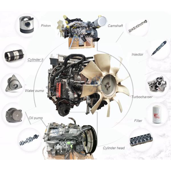 1144004380 8973628390 1144003830 12 Isuzu Engine Turbocharger for Excavator Parts