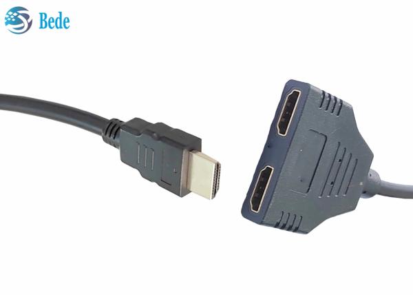 Quality 1 In 2 Out Full HD 1080P 3D4K HDMI Splitter For Dual Monitors Duplicate / Mirror for sale