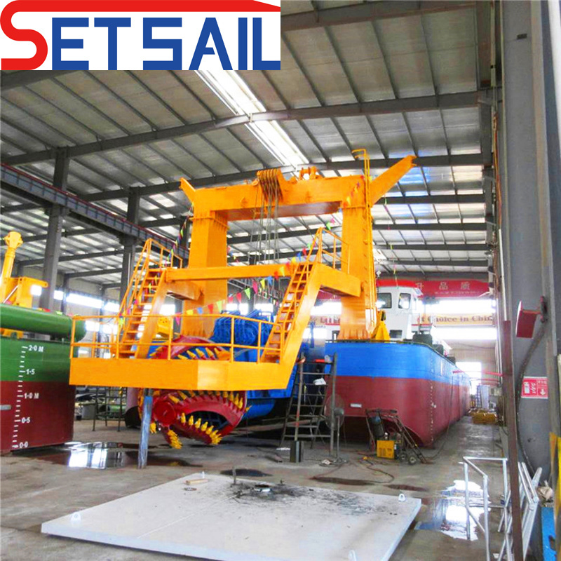 3 in 1 Cutter Suction Mining Dredger with Self Unloading