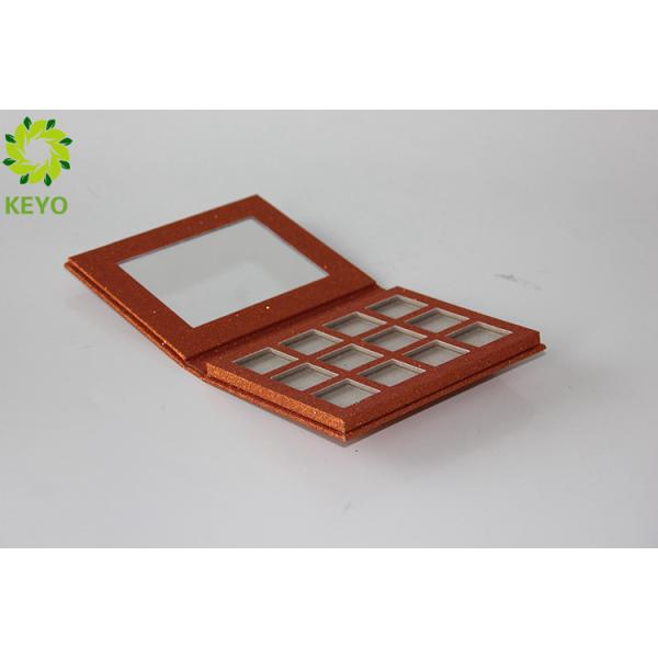 Empty Cardboard Eyeshadow Palette 12 Pans Type Custom Color / Shape / Size Available