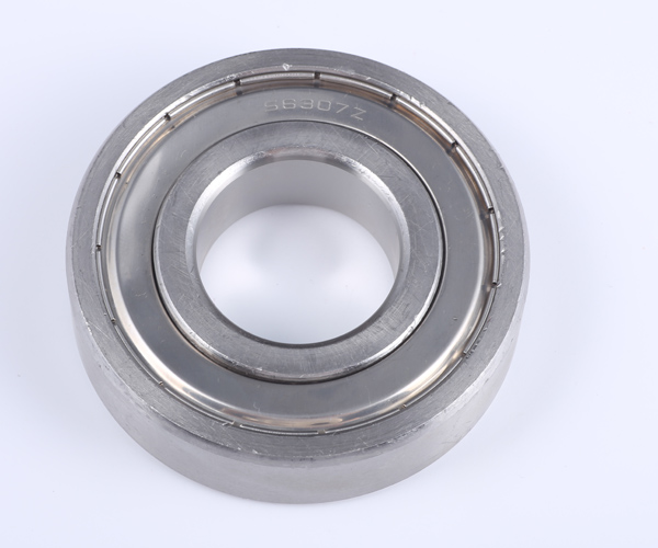High Precision Single Row Deep Groove Ball Bearing Two Rubber Seals 6307ZZ 35 * 80 * 21mm