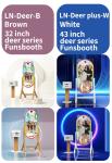 RGB LED Interactive Mirror Touch Screen Photo Booth Event 360 Photo Booth With