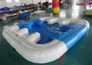 China 6 Person Floating Island , Inflatable Island Rafts For River and Ocean wholesale