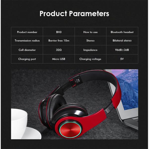 Wireless Headphones Bluetooth Earphone Foldable Adjustable Handsfree Headset with MIC for samsung xiaomi mobile phone