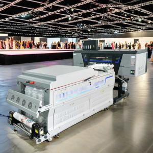 China Intelligent 4 Pass 30 DTF Printer With Auto Capping / Moisturizing LED UV Curing System wholesale