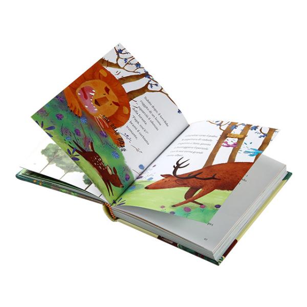 Quality Hardcover A4 Gloss Varnishing Story Book Printing for kids for sale