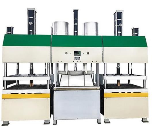 Sugarcane Use Paper Pulp Moulding Machine , Plate Thermoforming Machine 30kw