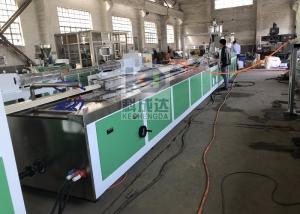 China Automatic PVC WPC Co Extruded Wood Plastic Profile Production Line Plastic PVC Profile Making Machine wholesale