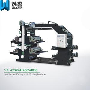 Four Color Flexo Printing Machine / Automatic Flexographic Printing Equipment