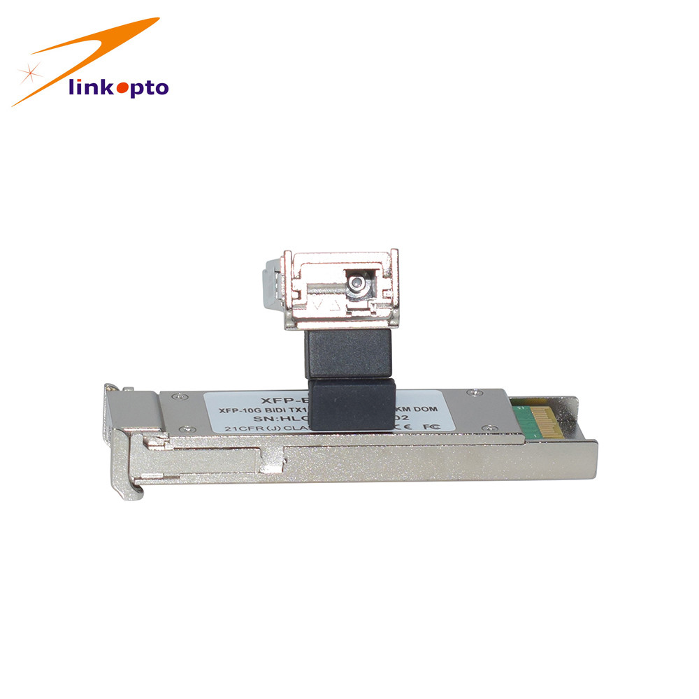 Simplex LC Cisco xfp Bidi Transceiver , Small Size Xfp Optical Transceiver